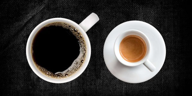 Comparing the caffeine in coffee and espresso