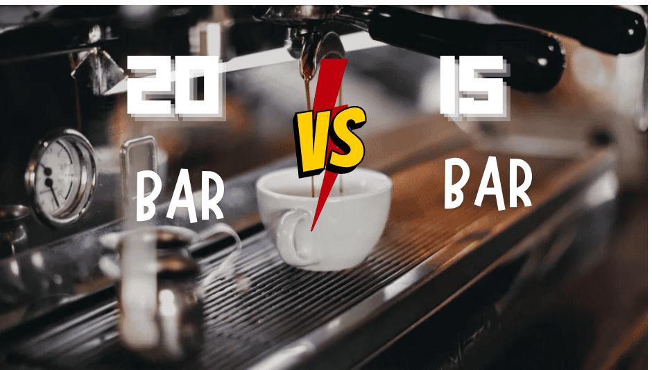 Does 20 bar pressure beat 15 bar in espresso machines?