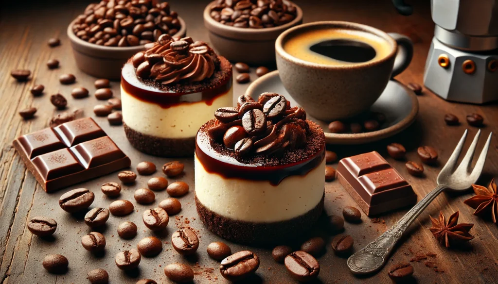 Delicious mini chocolate espresso cheesecake recipe