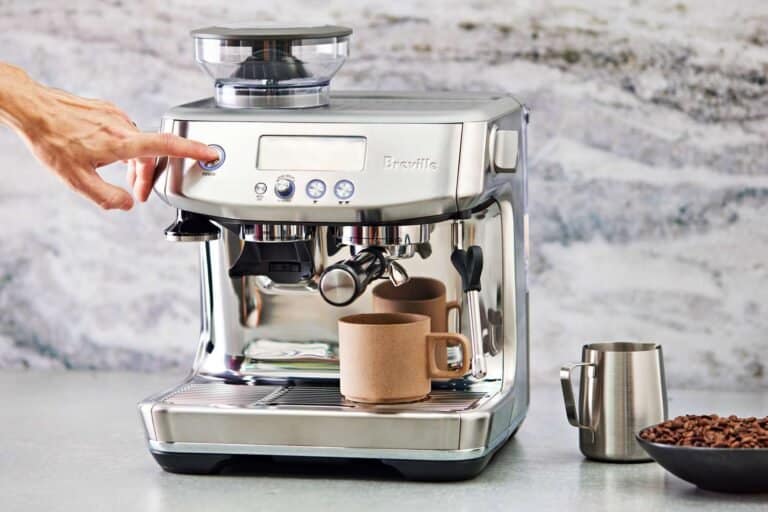 All-in-one espresso setup with a built-in grinder