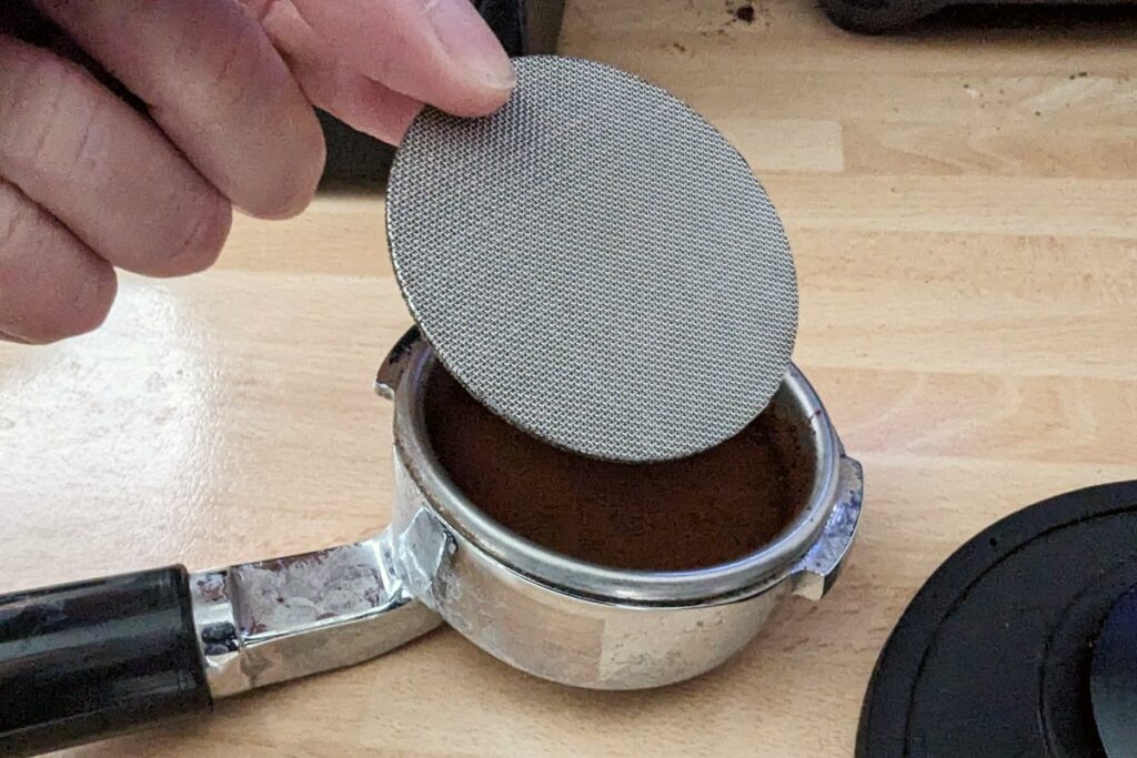 The puck screen can also improve your tamping technique: