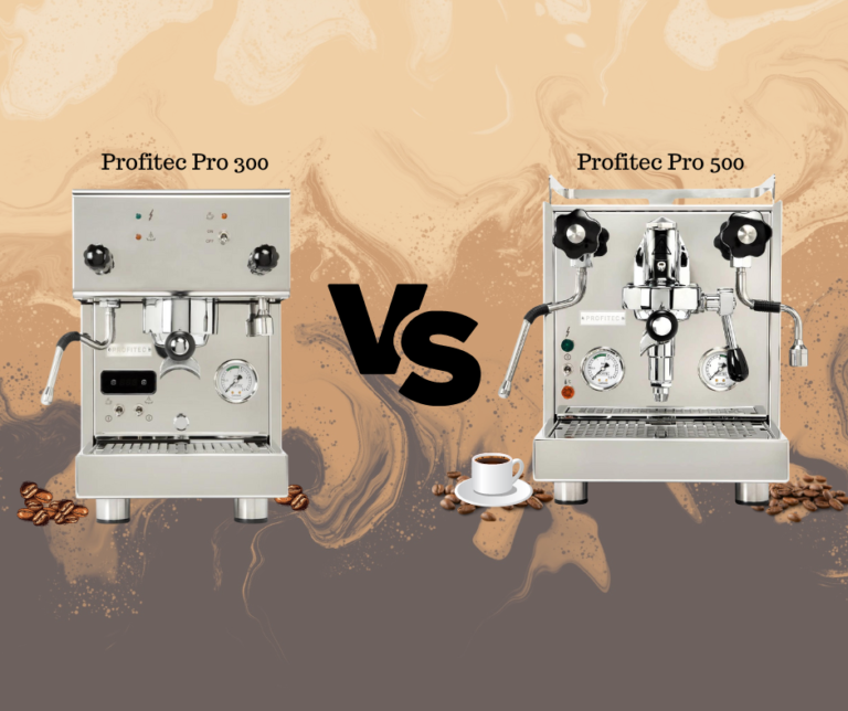 Comparing the Profitec Pro 300 vs. Profitec Pro 500 espresso machines