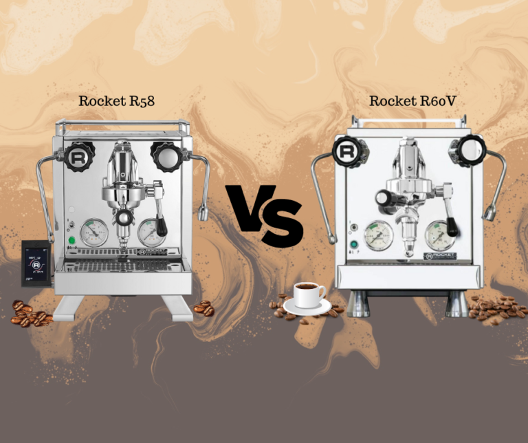 Detailed comparison of Rocket R58 vs Rocket R60V Espresso Machine