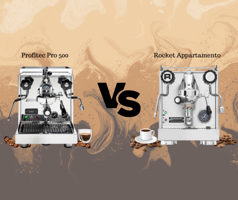 Profitec Pro 500 and Rocket Appartamento espresso machines side by side review