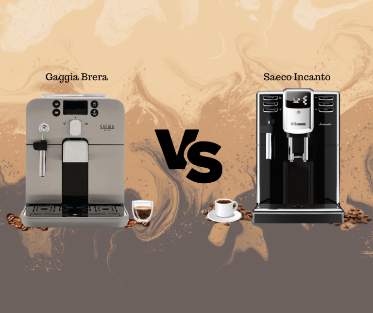 Gaggia Brera vs Saeco Incanto Espresso Machines Comparison