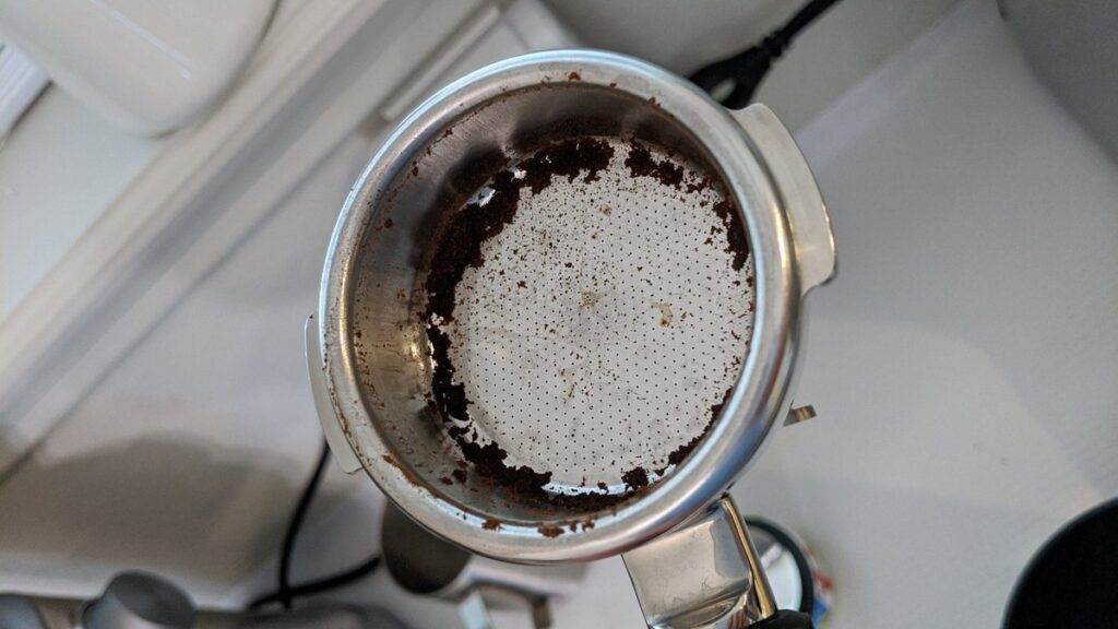 Visible Residue on Group Heads or Portafilter