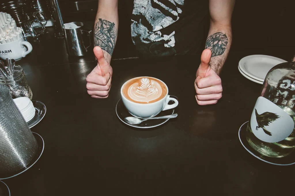 Combining Espresso and Milk for Cappuccino