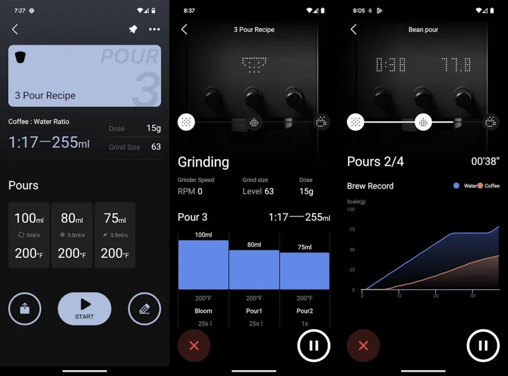 Realtime feedback adjustment xBloom Studio Model