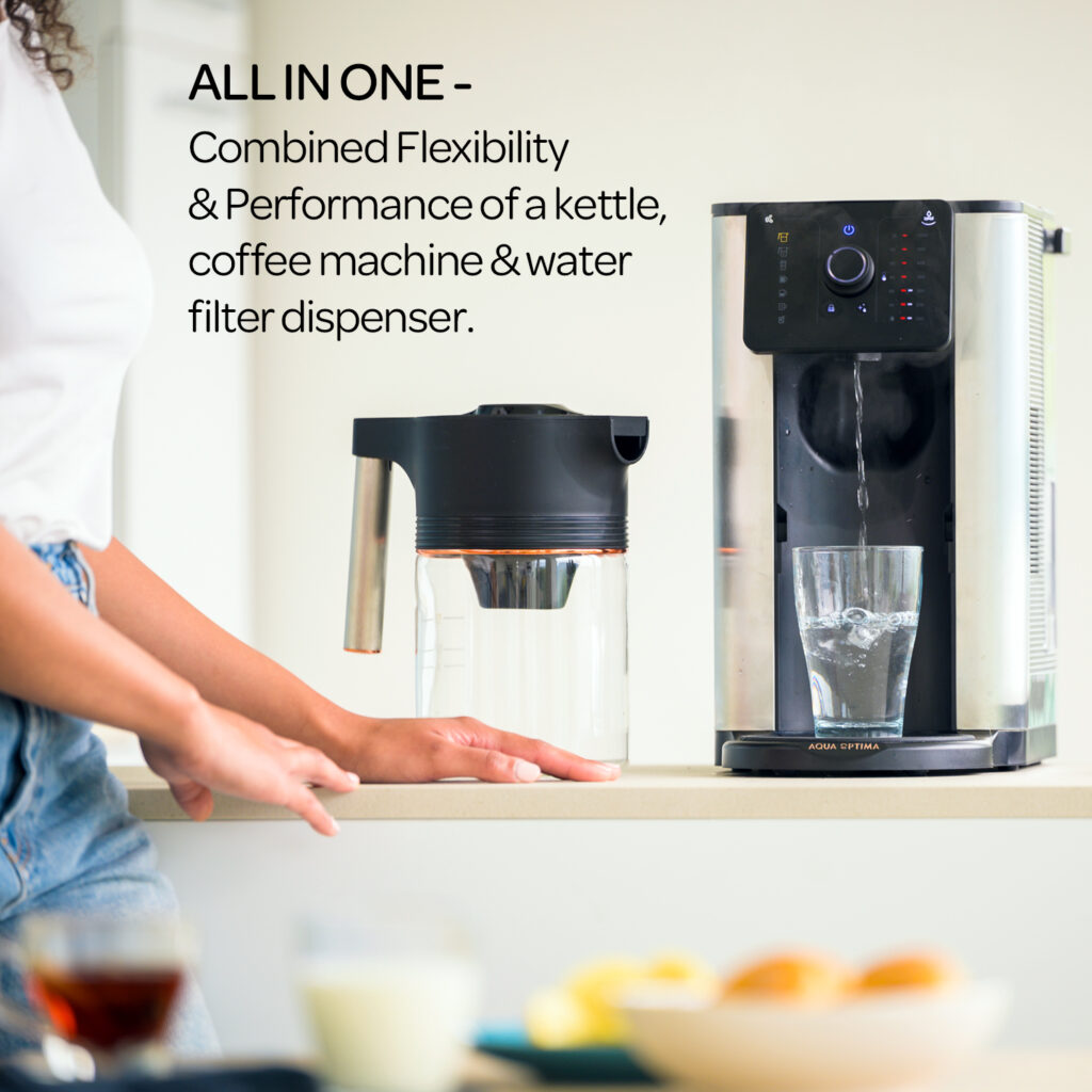 Aqua Optima Aurora 10 Cup Drip Coffee Maker Multi-Use Kitchen Appliance