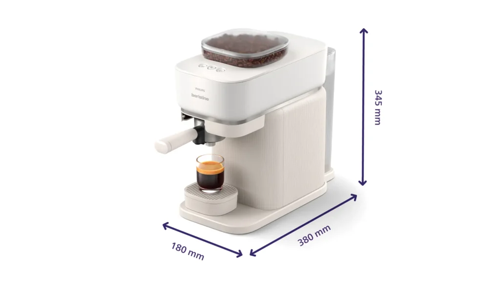 Philips Baristina Espresso Machine Design and Build Quality