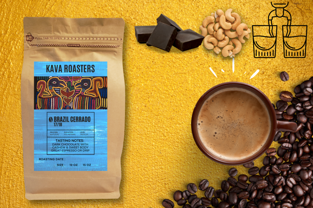 Espresso labeled “Sumatra Mandheling – cedar, molasses, velvety finish”