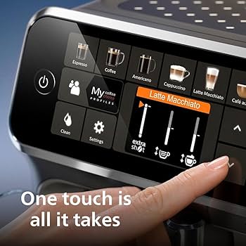 Philips 5400 – 12 One-Touch Recipes and User Profiles