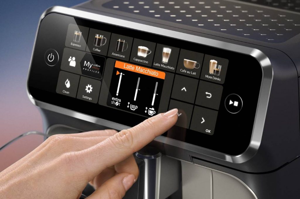 Interface: LatteGo vs Dinamica Plus Touch