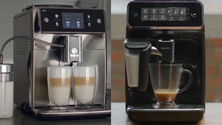 Build Quality – Solid Plastic vs Premium Chrome of Philips 5400 – Smartly Built for Daily Use and Saeco Xelsis – Luxury Feel with Premium Touchpoints