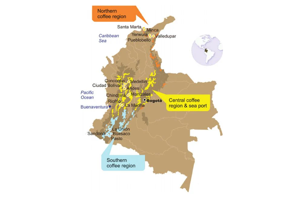Traditional Fermentation of coffee in Colombia Variations Based on Region