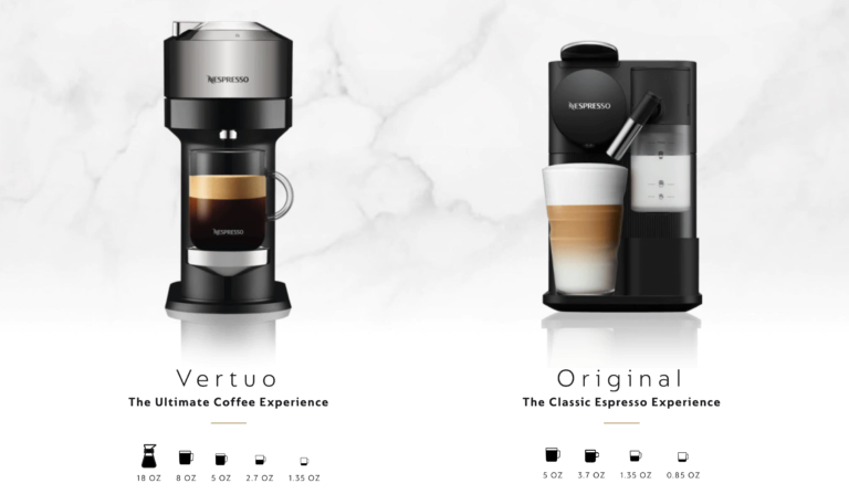 Nespresso Original vs Vertuo