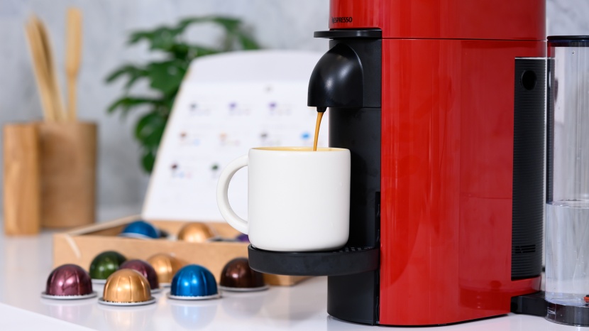 Nespresso Vertuo brewing