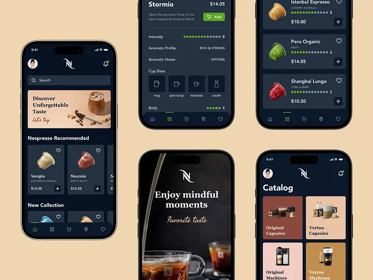 Nespresso App Features